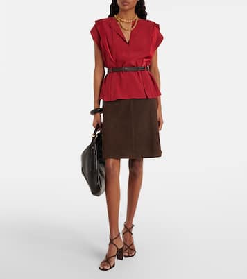 Sandalen Azie aus Veloursleder | Jimmy Choo