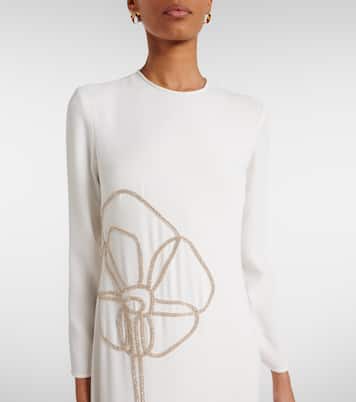 Zarie embellished crêpe gown | Costarellos