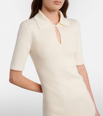 Robe midi en laine | Jil Sander