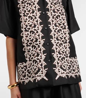 Sundia silk shirt  | Rebecca Vallance