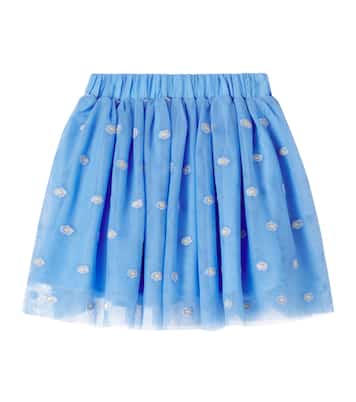 Bestickter Rock aus Tüll | Stella McCartney Kids