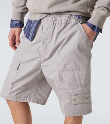 شورت كارغو من القطن الكانفاس Ghost | Stone Island