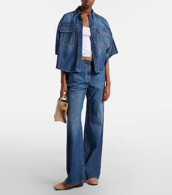 Jeans a gamba larga | Brunello Cucinelli