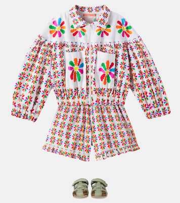 Catavento printed cotton shorts | Fábula