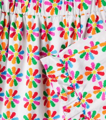 Catavento printed cotton shorts | Fábula