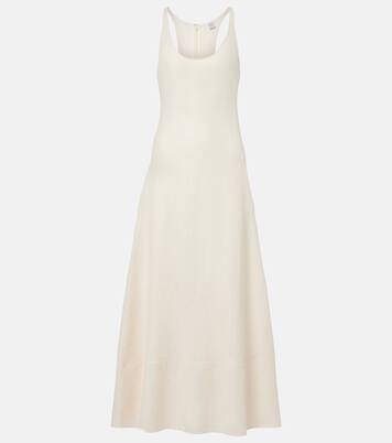 Cotton tweed maxi dress | Toteme