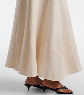 Cotton tweed maxi dress | Toteme