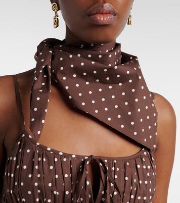 Robe en coton mélangé à pois | Rotate