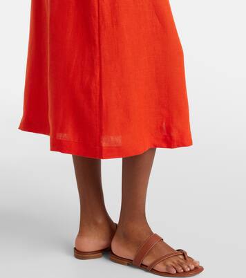 Amusante linen midi skirt | Eres