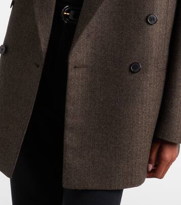 Blazer aus Wolle mit Fischgrätmuster | Saint Laurent