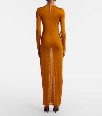 Abito lungo in maglia | Saint Laurent