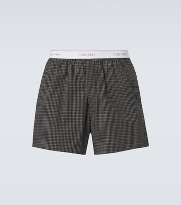 Caleçon Owen en coton à carreaux | Calvin Klein Collection