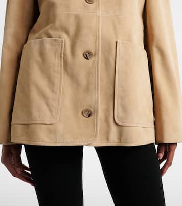 Suede jacket  | Nour Hammour