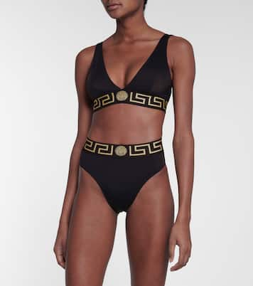 Culotte de bikini à logo | Versace