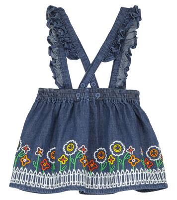 Embroidered denim skirt | Stella McCartney Kids