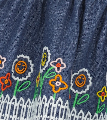 Embroidered denim skirt | Stella McCartney Kids