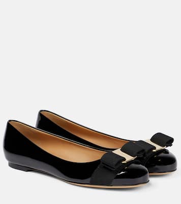 Varina patent leather ballet flats | Ferragamo