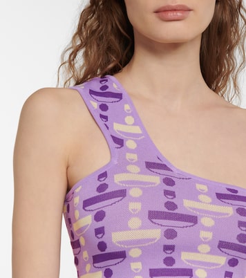 Cropped-Top Nova aus Jacquard | Dodo Bar Or