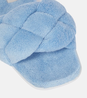 Woven terry slides | Miu Miu