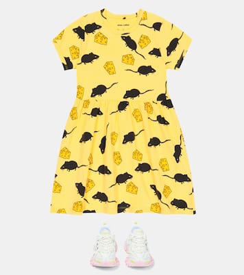 Robe imprimée en coton mélangé | Mini Rodini