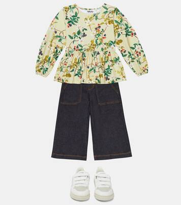 Renae printed cotton-blend top | Molo