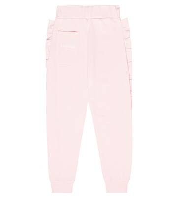 Ruffled cotton sweatpants | Balmain Kids