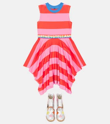 Baby striped cotton dress | Stella McCartney Kids