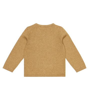 Baby Carina cotton and cashmere cardigan | Bonpoint