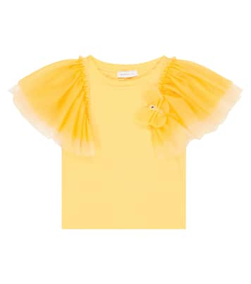 Tulle cotton T-shirt | Monnalisa