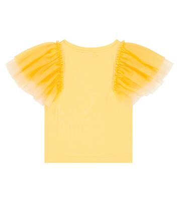 Tulle cotton T-shirt | Monnalisa