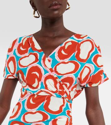 Robe midi Havana imprimée | Diane von Furstenberg