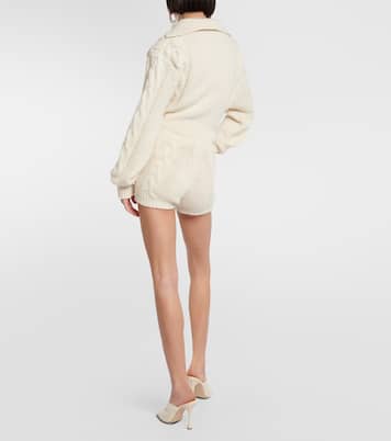 Cable-knit cashmere shorts | Magda Butrym