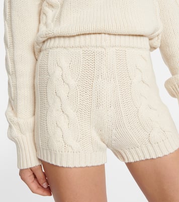 Cable-knit cashmere shorts | Magda Butrym