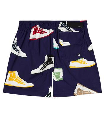 Skel Top printed swim trunks | Amiri Kids