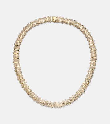 Halskette aus 18kt Gelbgold (750/1000) mit Diamanten | Suzanne Kalan