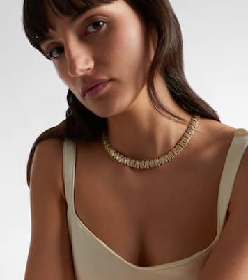 Halskette aus 18kt Gelbgold (750/1000) mit Diamanten | Suzanne Kalan