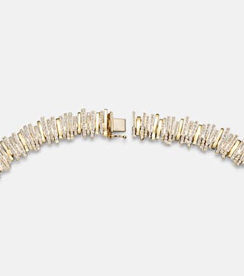 Halskette aus 18kt Gelbgold (750/1000) mit Diamanten | Suzanne Kalan