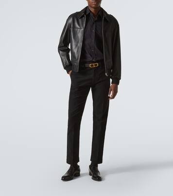 Cotton poplin tuxedo shirt | Tom Ford