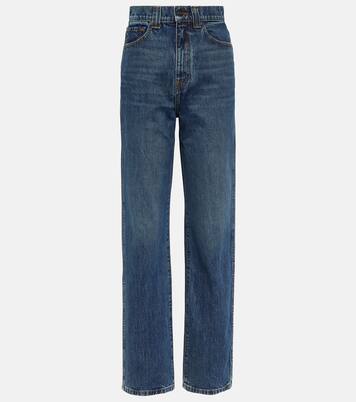 High-Rise Straight Jeans Albi | Khaite