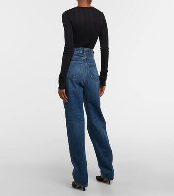 High-Rise Straight Jeans Albi | Khaite