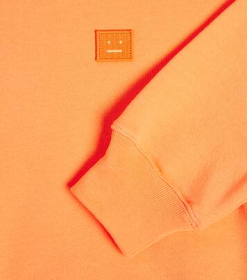 Face Logo cotton jersey sweatshirt | Acne Studios Kids