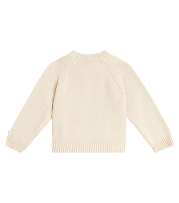 Baby Loeke embroidered cotton sweater | Donsje