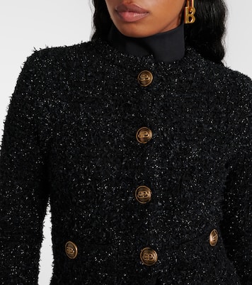 Cropped-Cardigan aus Tweed | Balenciaga