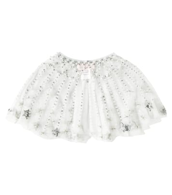 Cupid Star embellished tulle cape | Tutu Du Monde