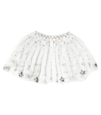 Cupid Star embellished tulle cape | Tutu Du Monde