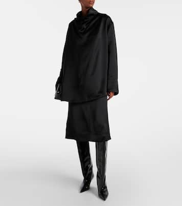 Midirock aus Satin | Toteme