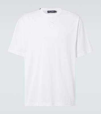 Camiseta DG de jersey de algodón | Dolce&Gabbana