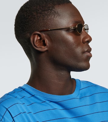 Miu Miu Logo oval sunglasses | Miu Miu