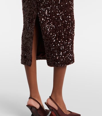 Robe midi à sequins | Rotate