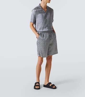 Bermudashorts Palma aus Seidengemisch | Frescobol Carioca
